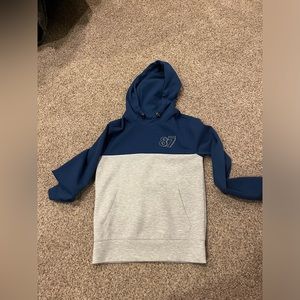 Aero blue and grey men’s sweatshirt